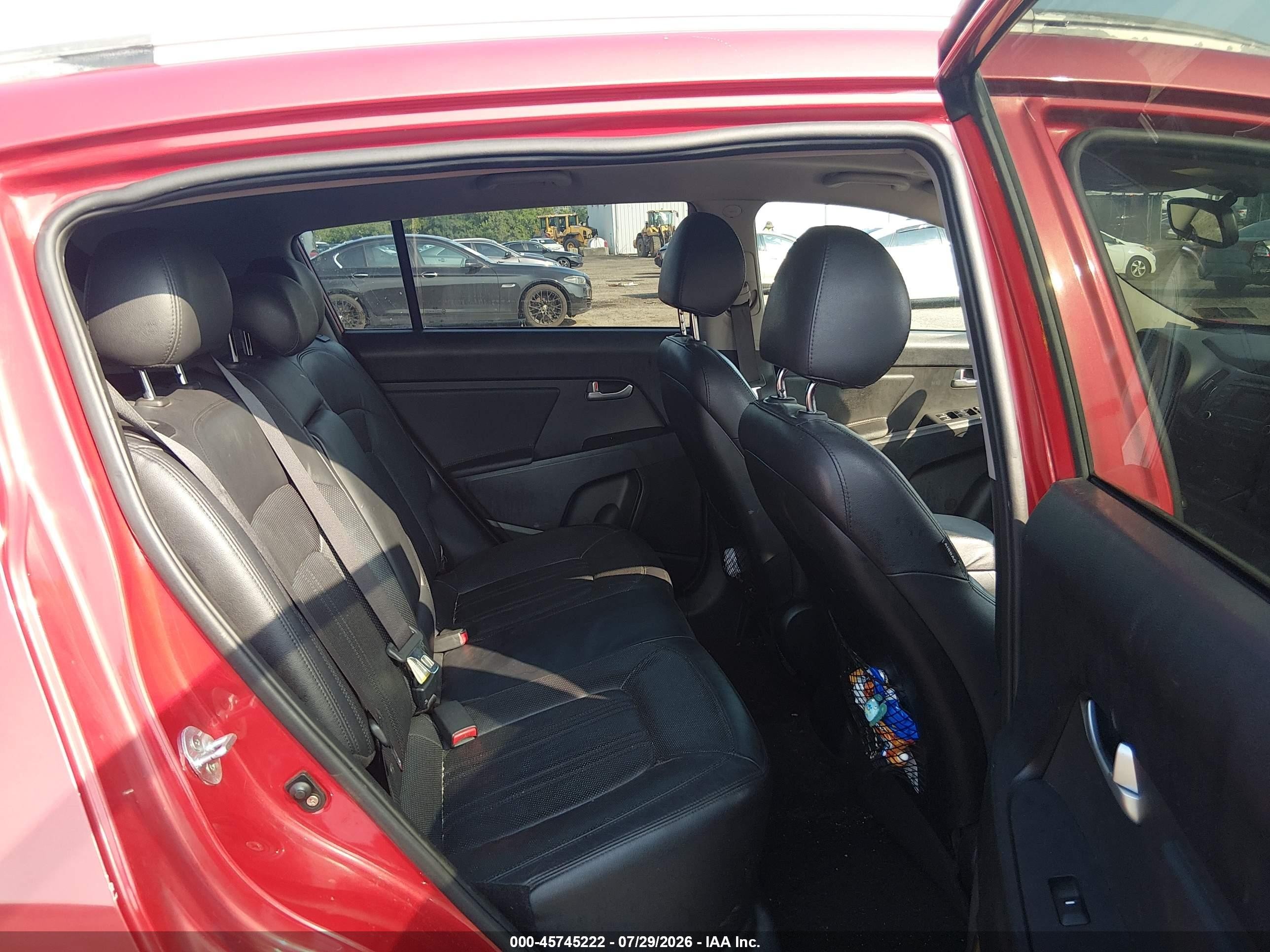 2012 Kia Sportage Sx Red vin: KNDPCCA66C7176668
