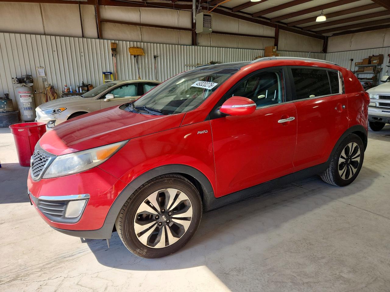 2012 Kia Sportage Sx Красный vin: KNDPCCA66C7314984