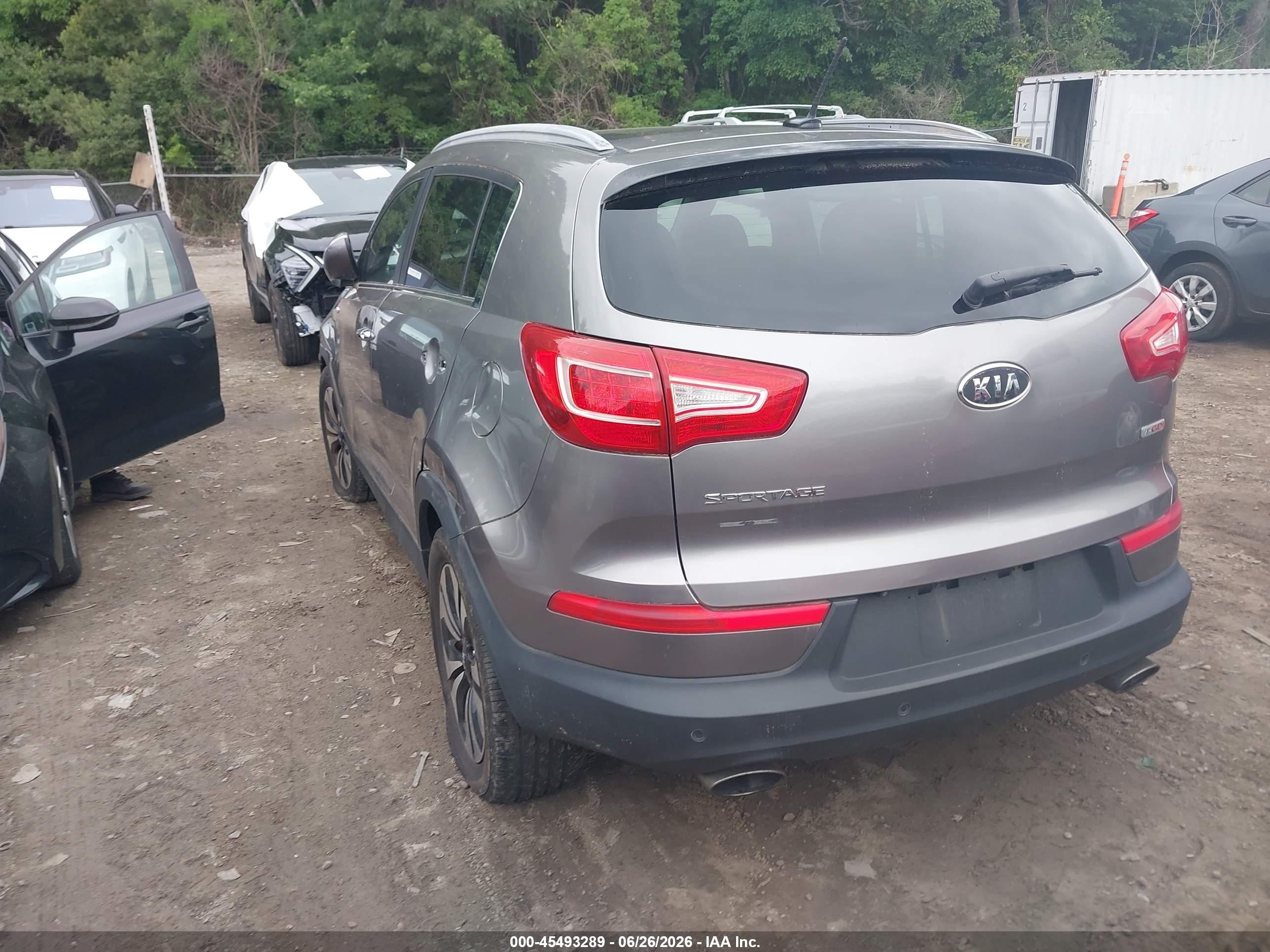2012 Kia Sportage Sx Gray vin: KNDPCCA67C7178431
