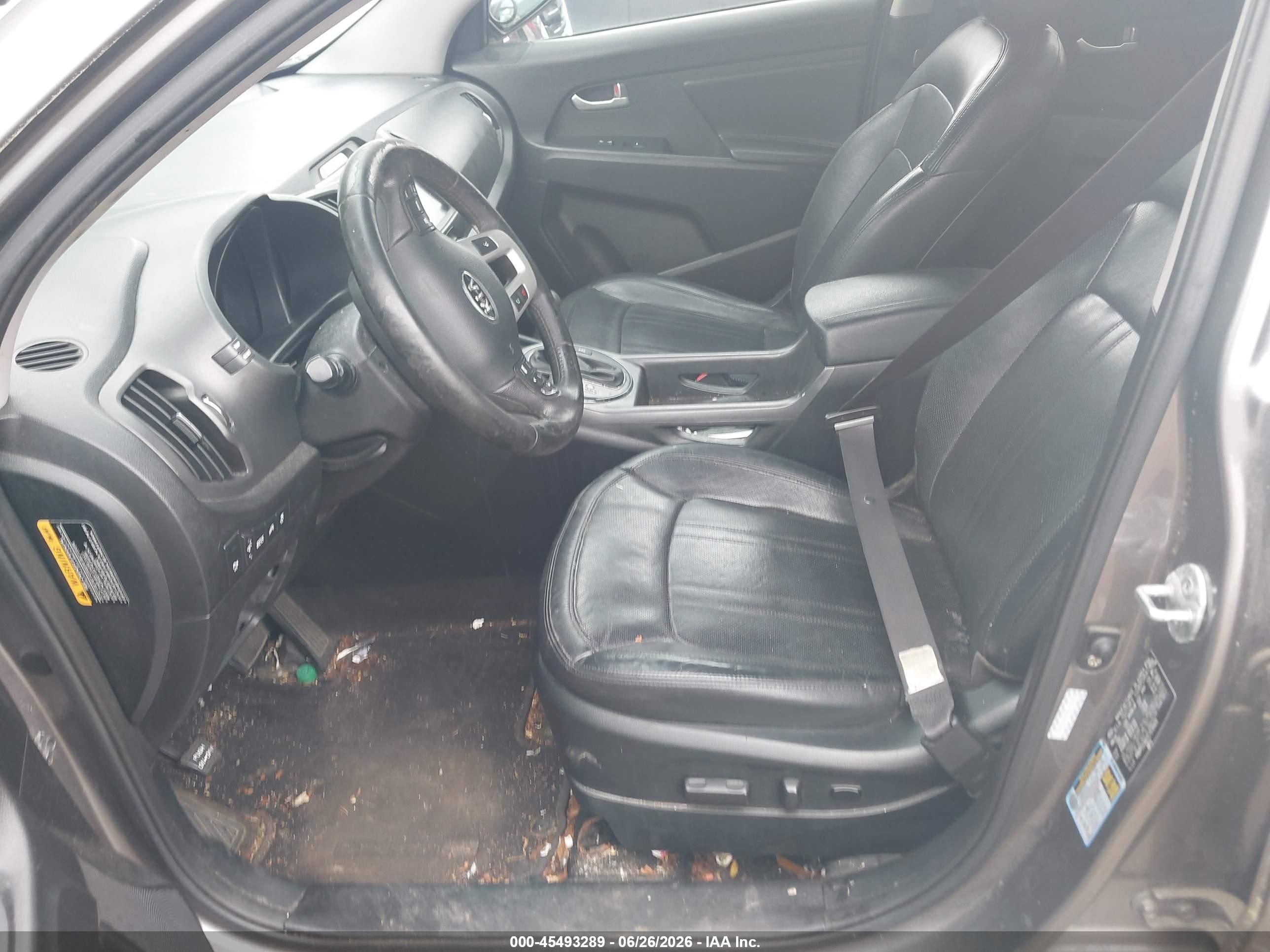 2012 Kia Sportage Sx Gray vin: KNDPCCA67C7178431