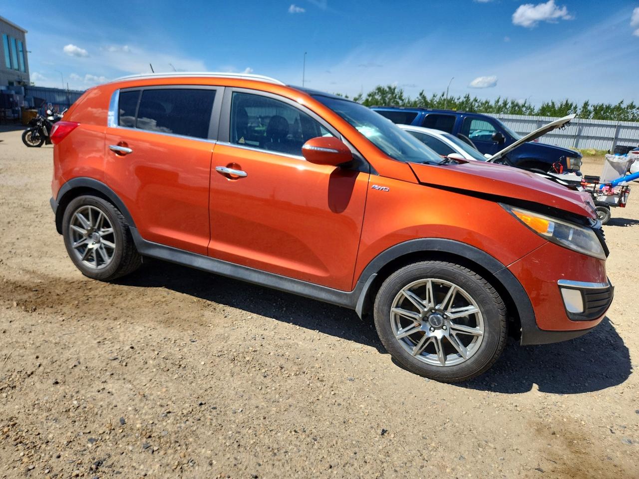 2013 Kia Sportage Sx Orange vin: KNDPCCA68D7441480