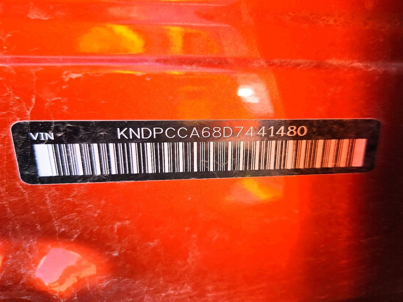 2013 Kia Sportage Sx Orange vin: KNDPCCA68D7441480
