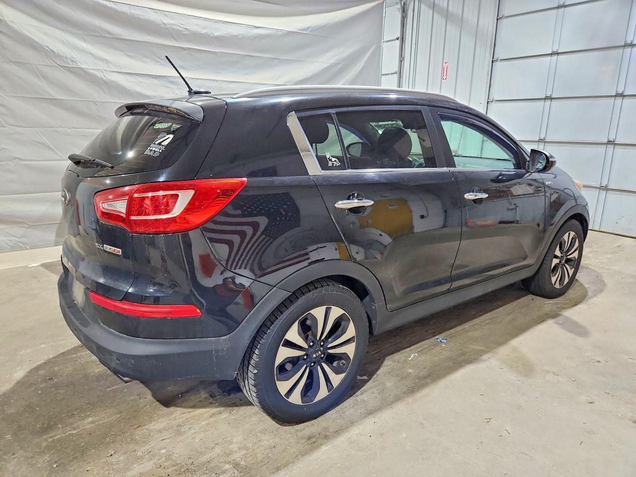 2013 Kia Sportage Sx Black vin: KNDPCCA69D7449183