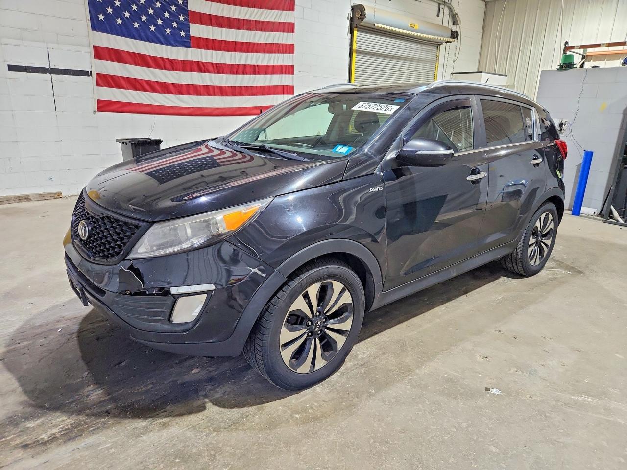 2013 Kia Sportage Sx Черный vin: KNDPCCA69D7449183