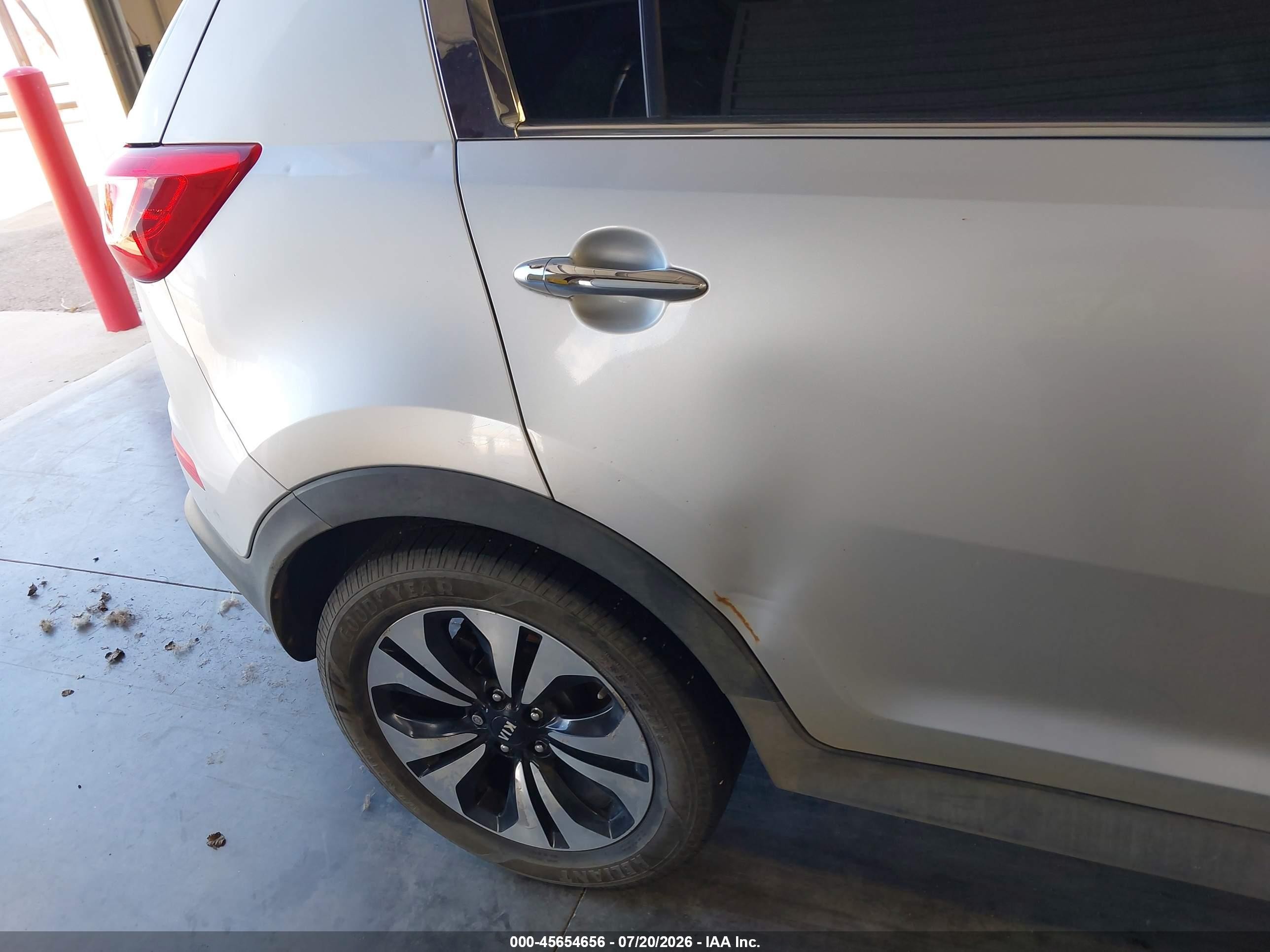 2011 Kia Sportage Sx Silver vin: KNDPCCA6XB7151223