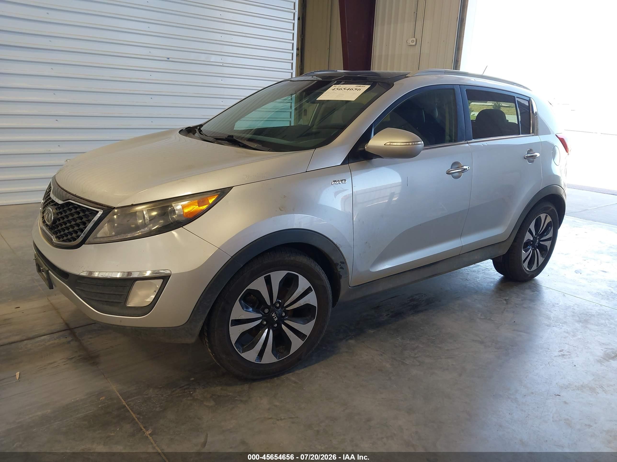 2011 Kia Sportage Sx Silver vin: KNDPCCA6XB7151223