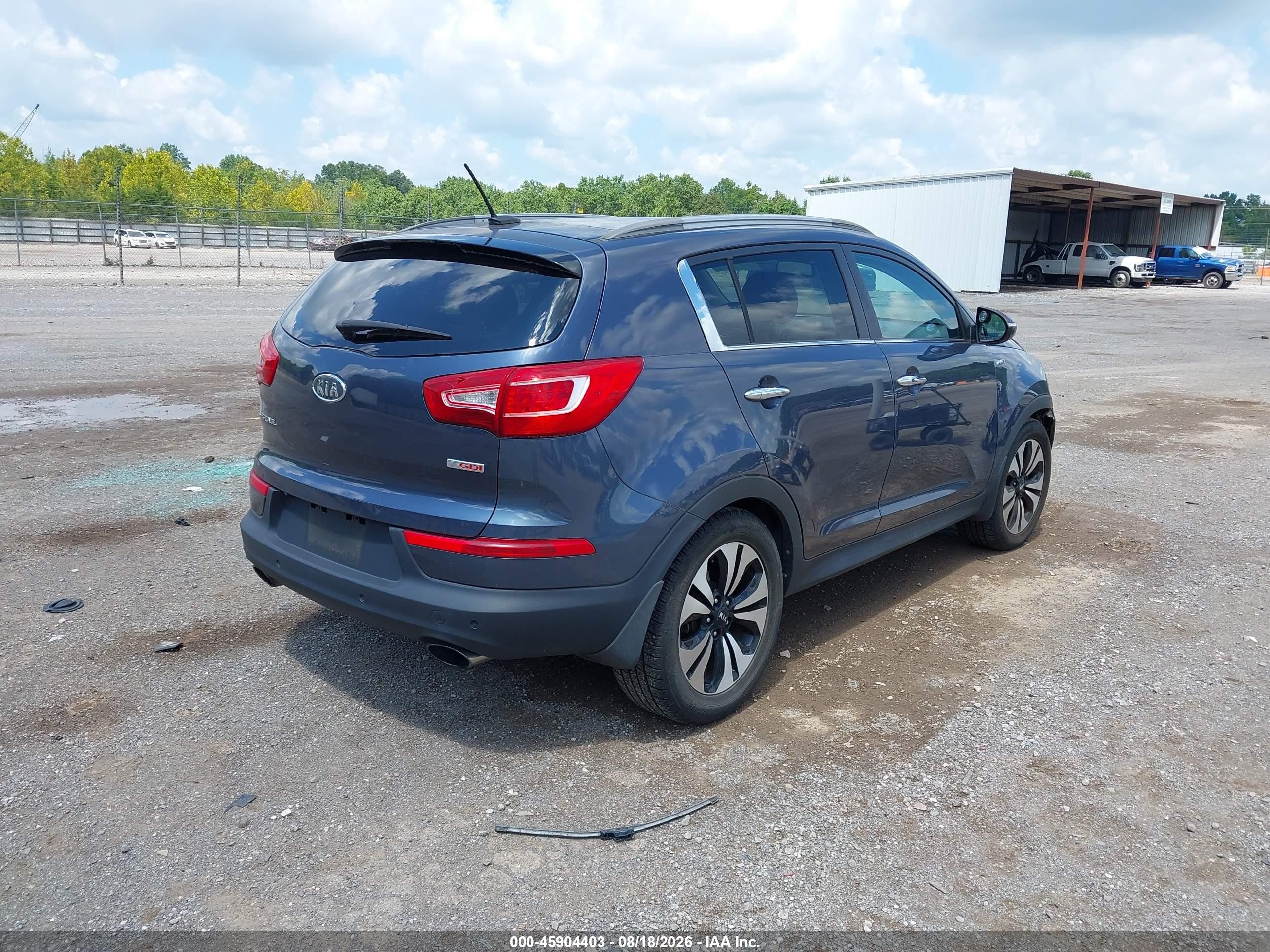 2012 Kia Sportage Sx Синий vin: KNDPCCA6XC7282640