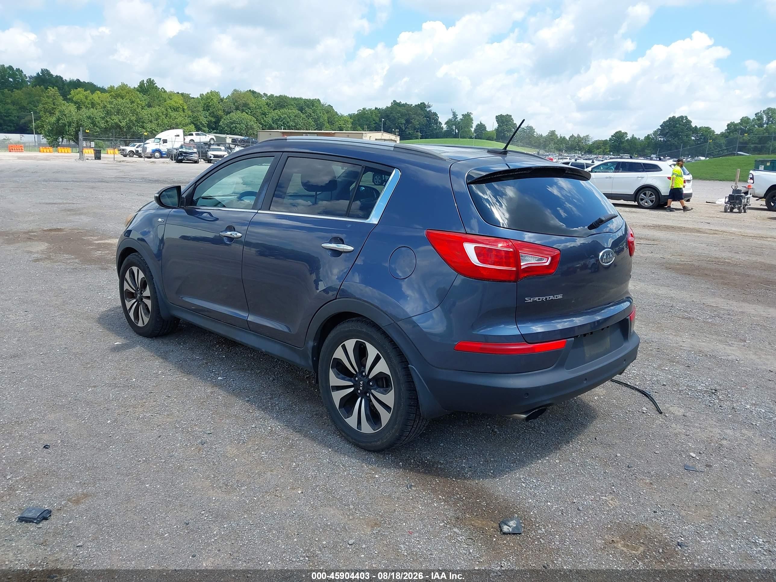 2012 Kia Sportage Sx Синий vin: KNDPCCA6XC7282640