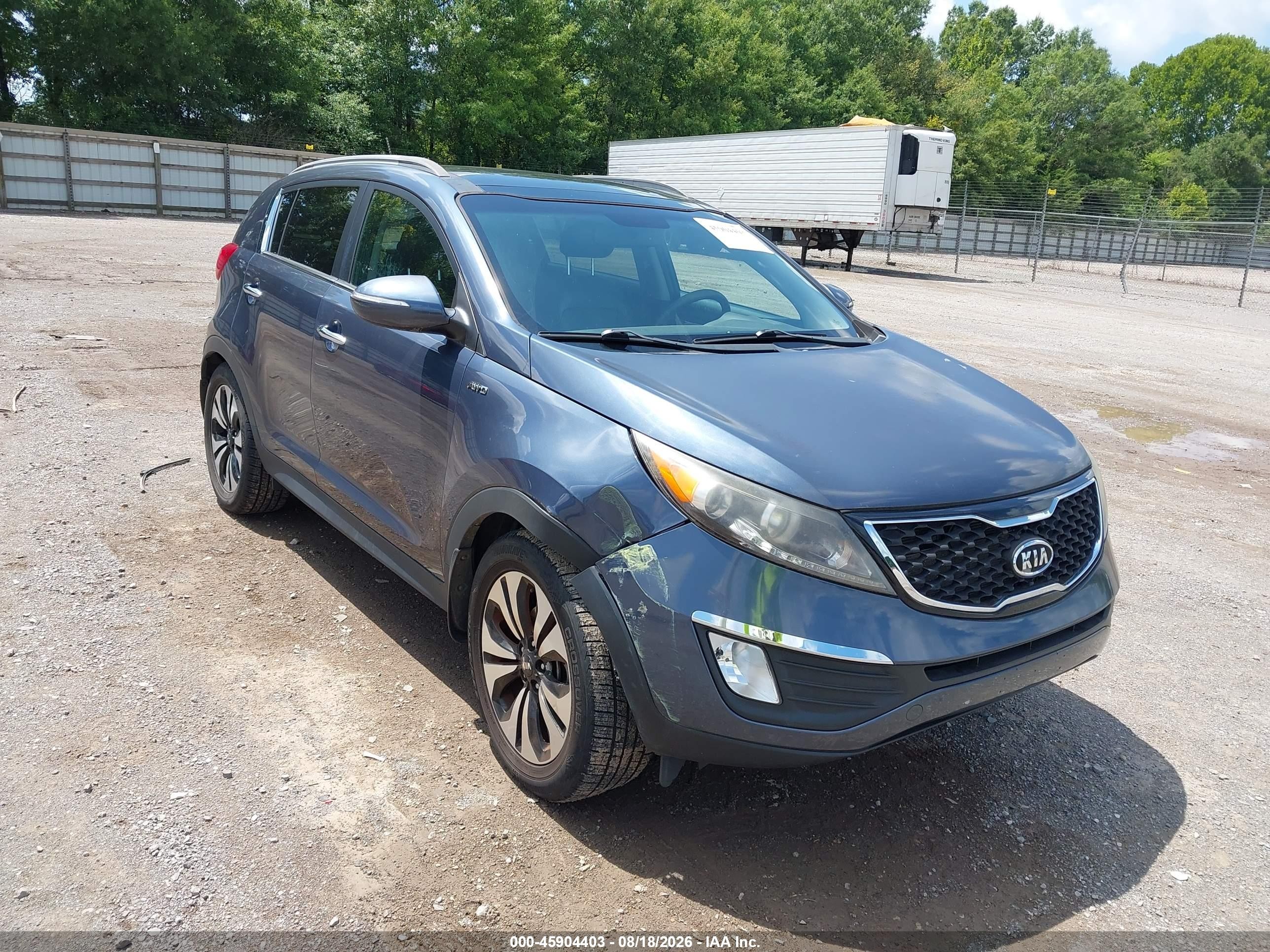 2012 Kia Sportage Sx Синий vin: KNDPCCA6XC7282640