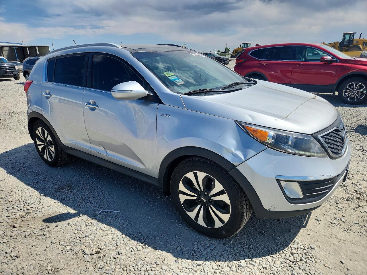 2013 Kia Sportage Sx Silver vin: KNDPCCA6XD7463108