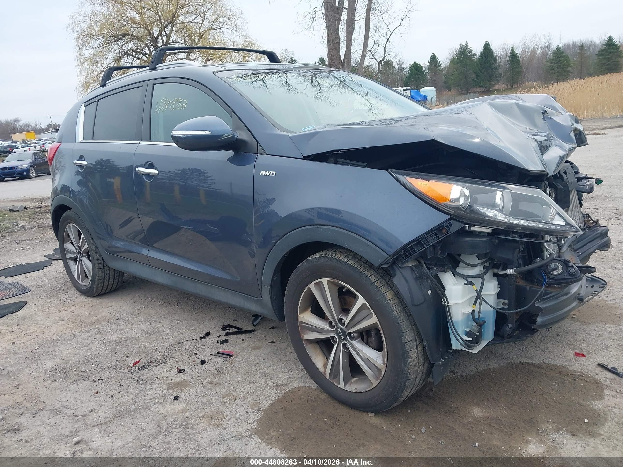 2014 Kia Sportage Sx Blue vin: KNDPCCA6XE7629466