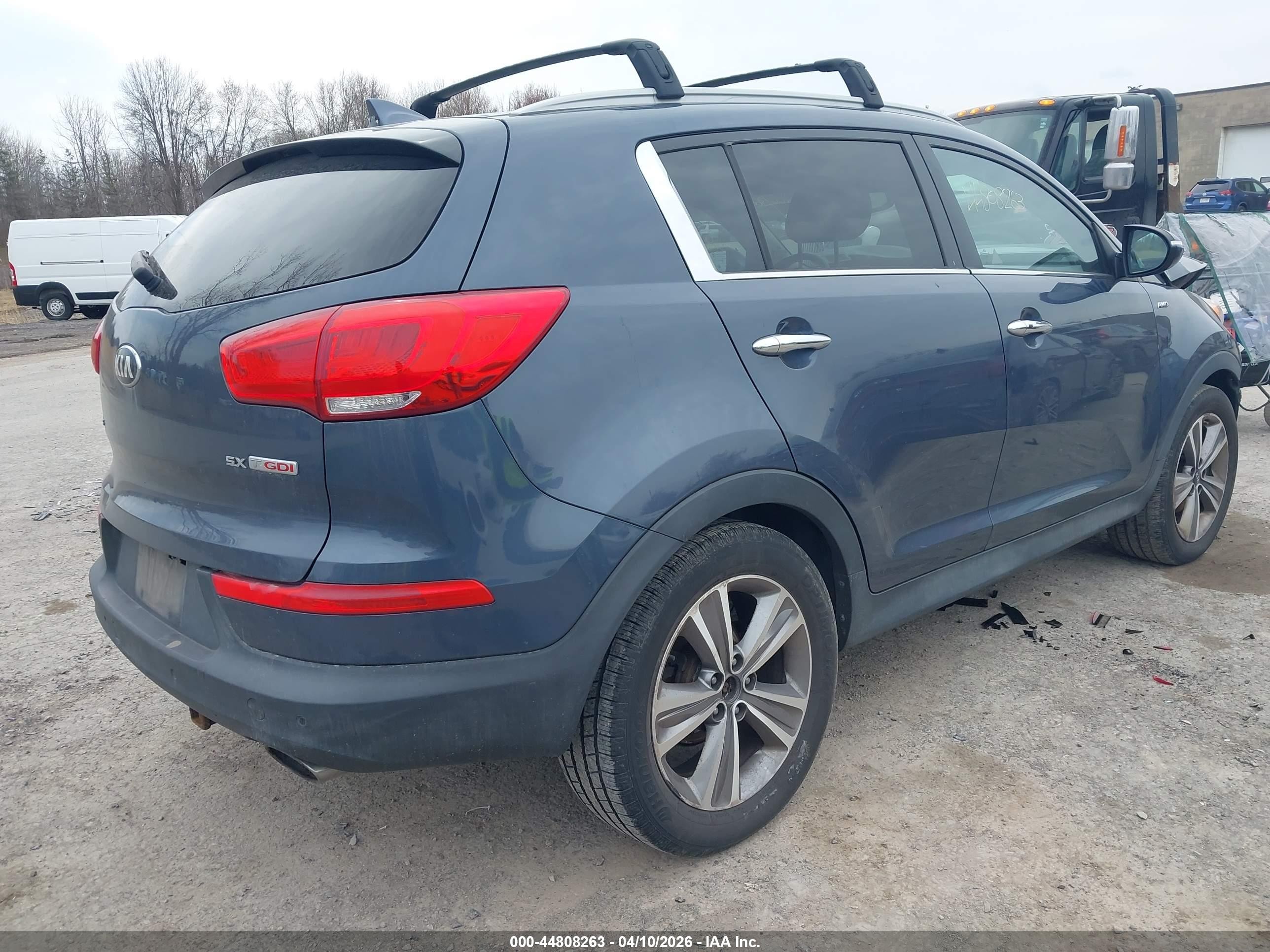 2014 Kia Sportage Sx Blue vin: KNDPCCA6XE7629466