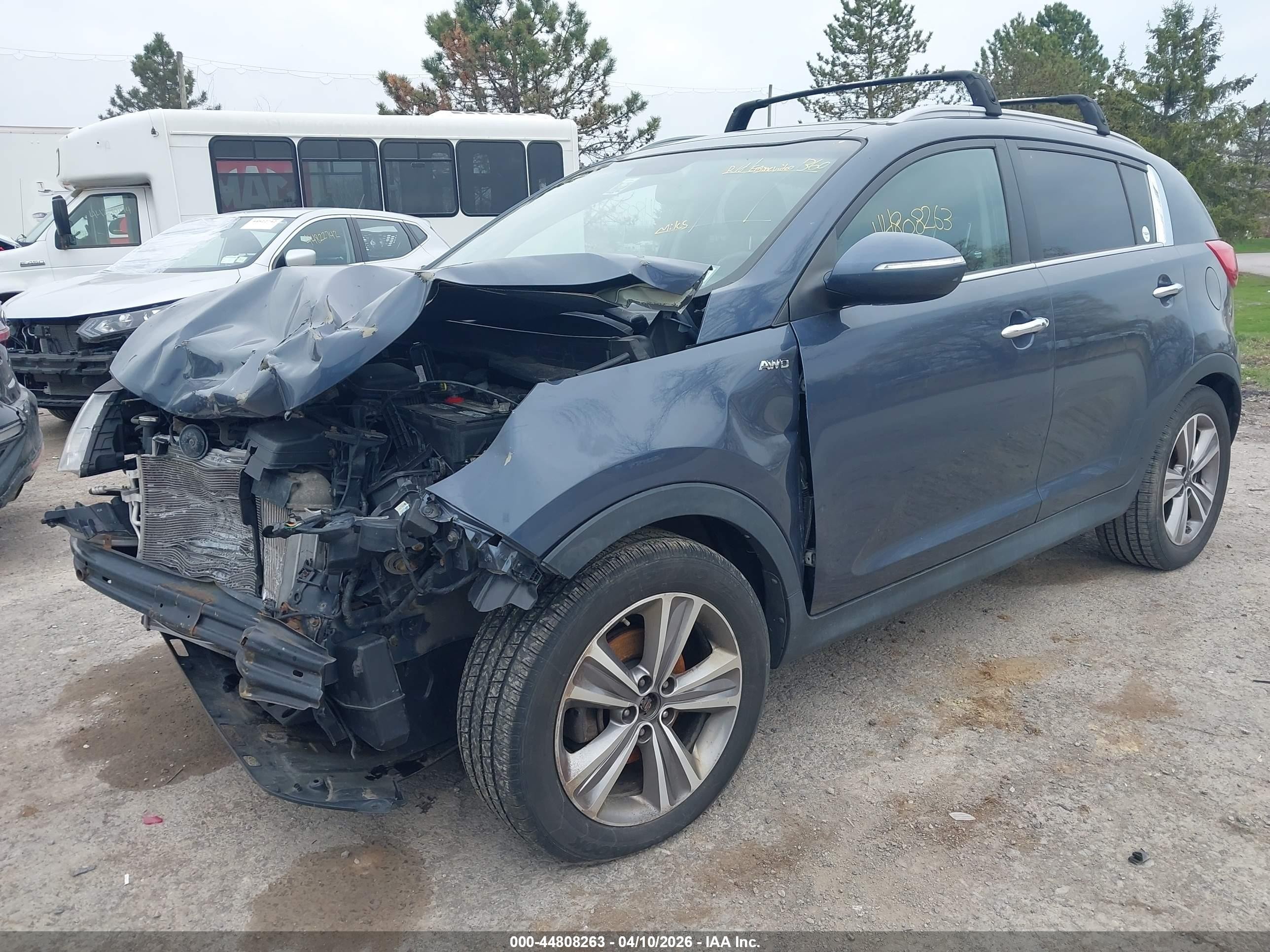 2014 Kia Sportage Sx Blue vin: KNDPCCA6XE7629466