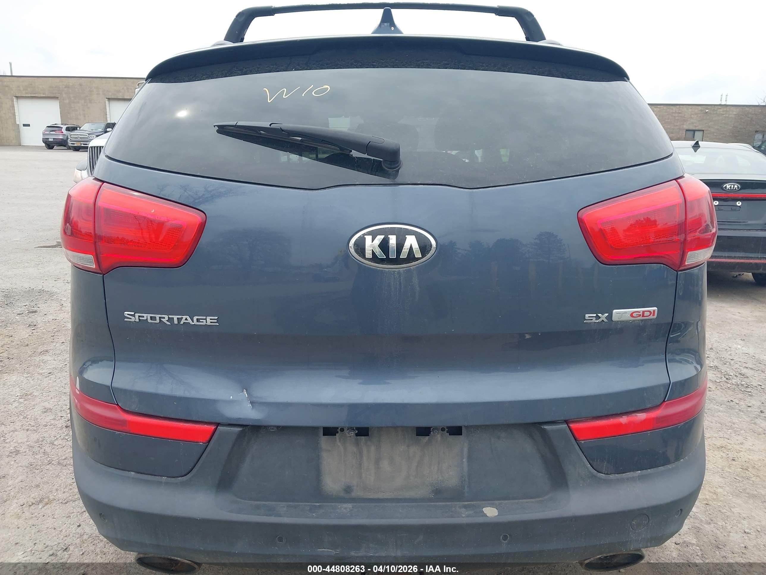 2014 Kia Sportage Sx Blue vin: KNDPCCA6XE7629466