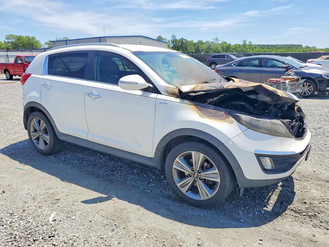 2014 Kia Sportage Sx White vin: KNDPCCA6XE7659700