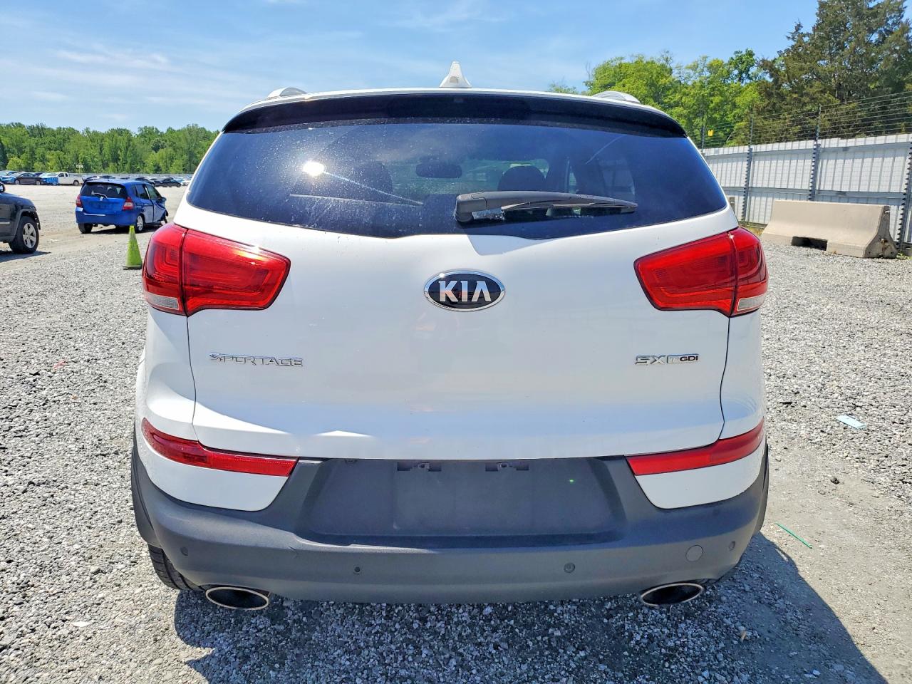 2014 Kia Sportage Sx White vin: KNDPCCA6XE7659700