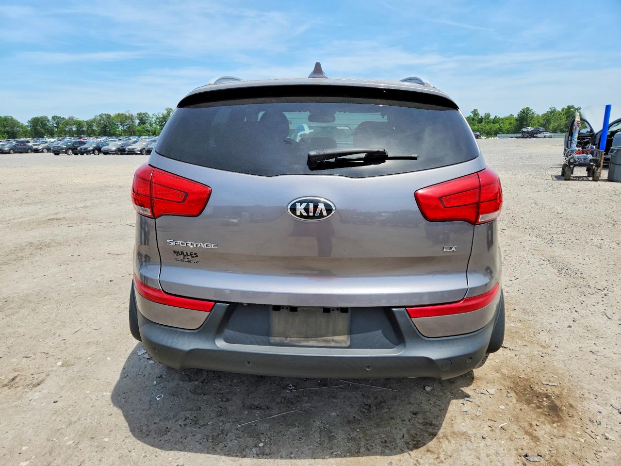 2014 Kia Sportage Ex Gray vin: KNDPCCAC0E7590330