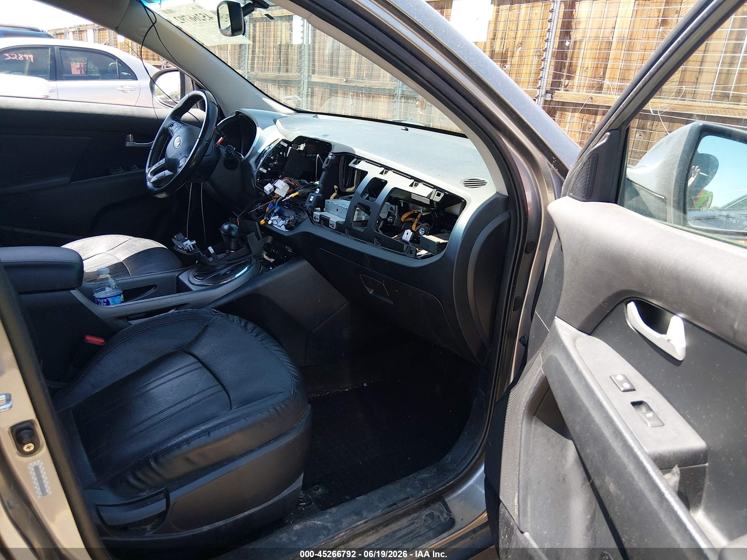 2015 Kia Sportage Ex Gray vin: KNDPCCAC0F7692616