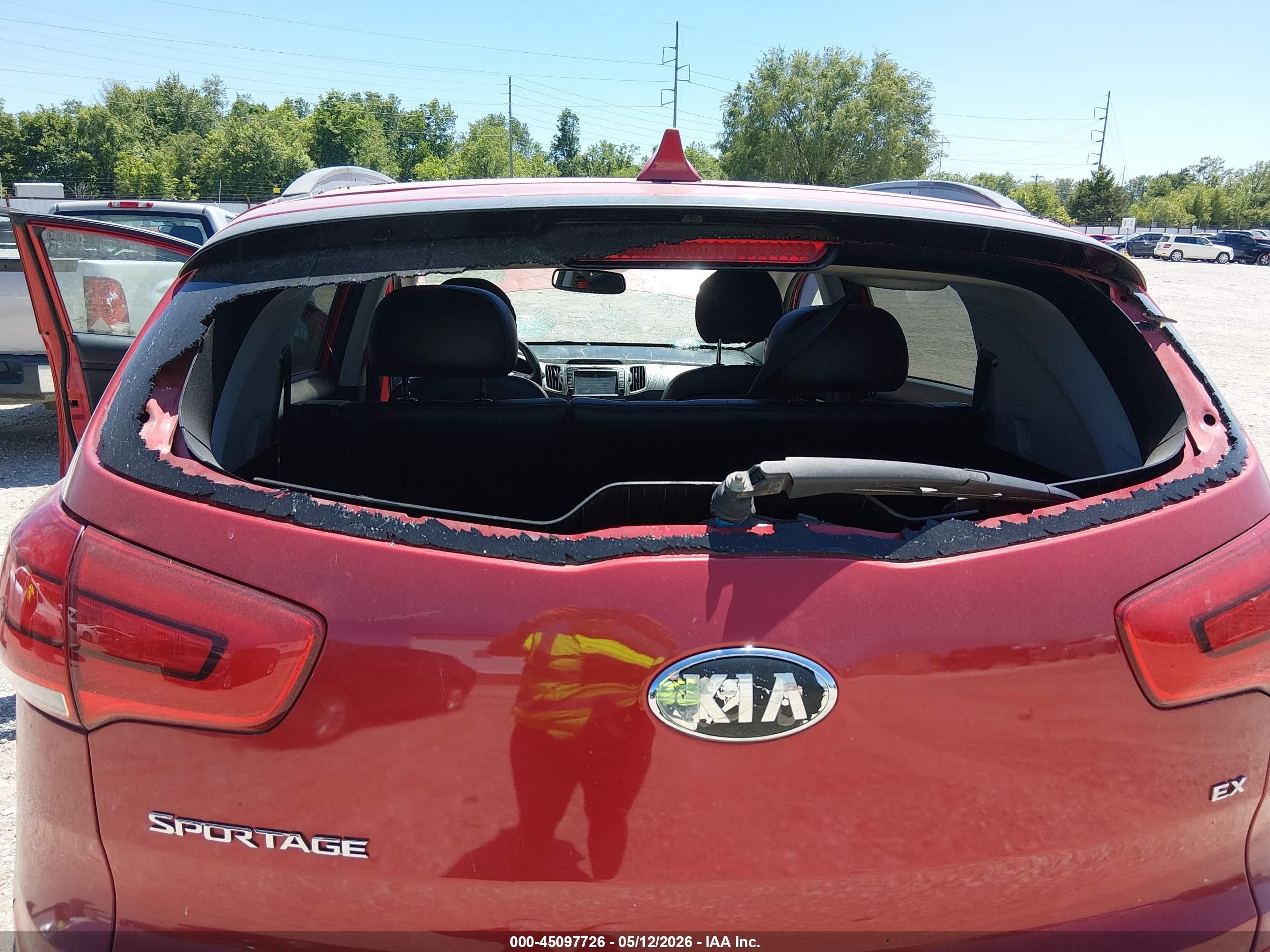 2014 Kia Sportage Ex Red vin: KNDPCCAC1E7571253