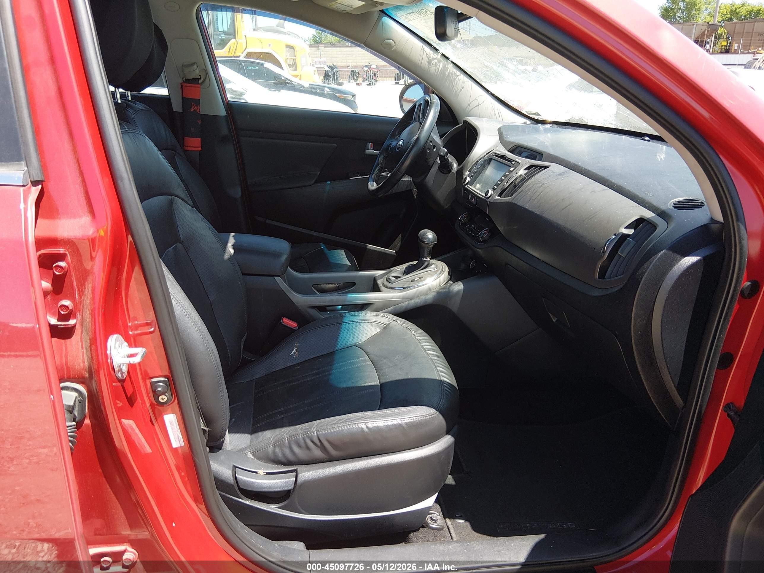 2014 Kia Sportage Ex Red vin: KNDPCCAC1E7571253