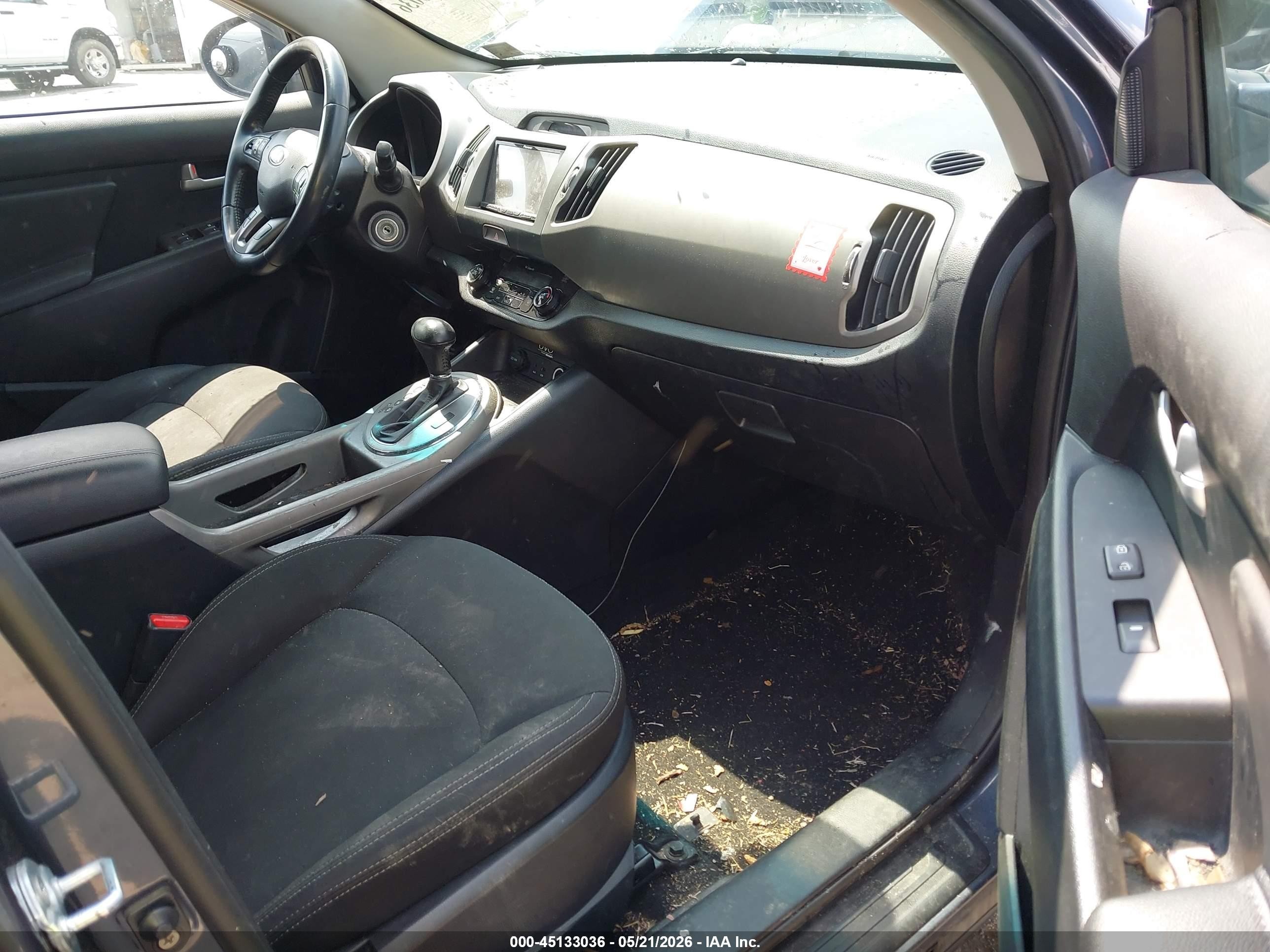 2014 Kia Sportage Ex Синий vin: KNDPCCAC1E7577375