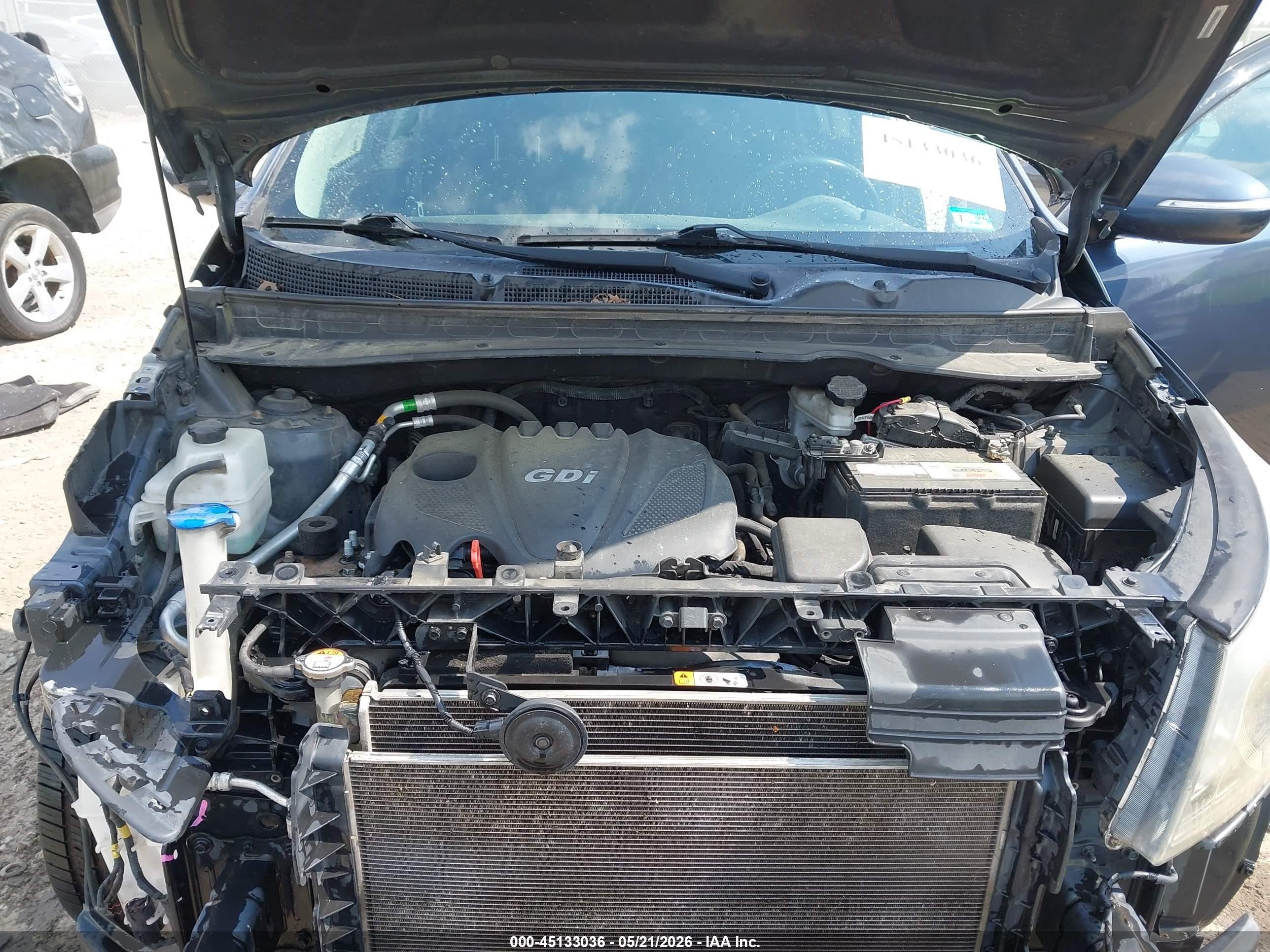 2014 Kia Sportage Ex Синий vin: KNDPCCAC1E7577375