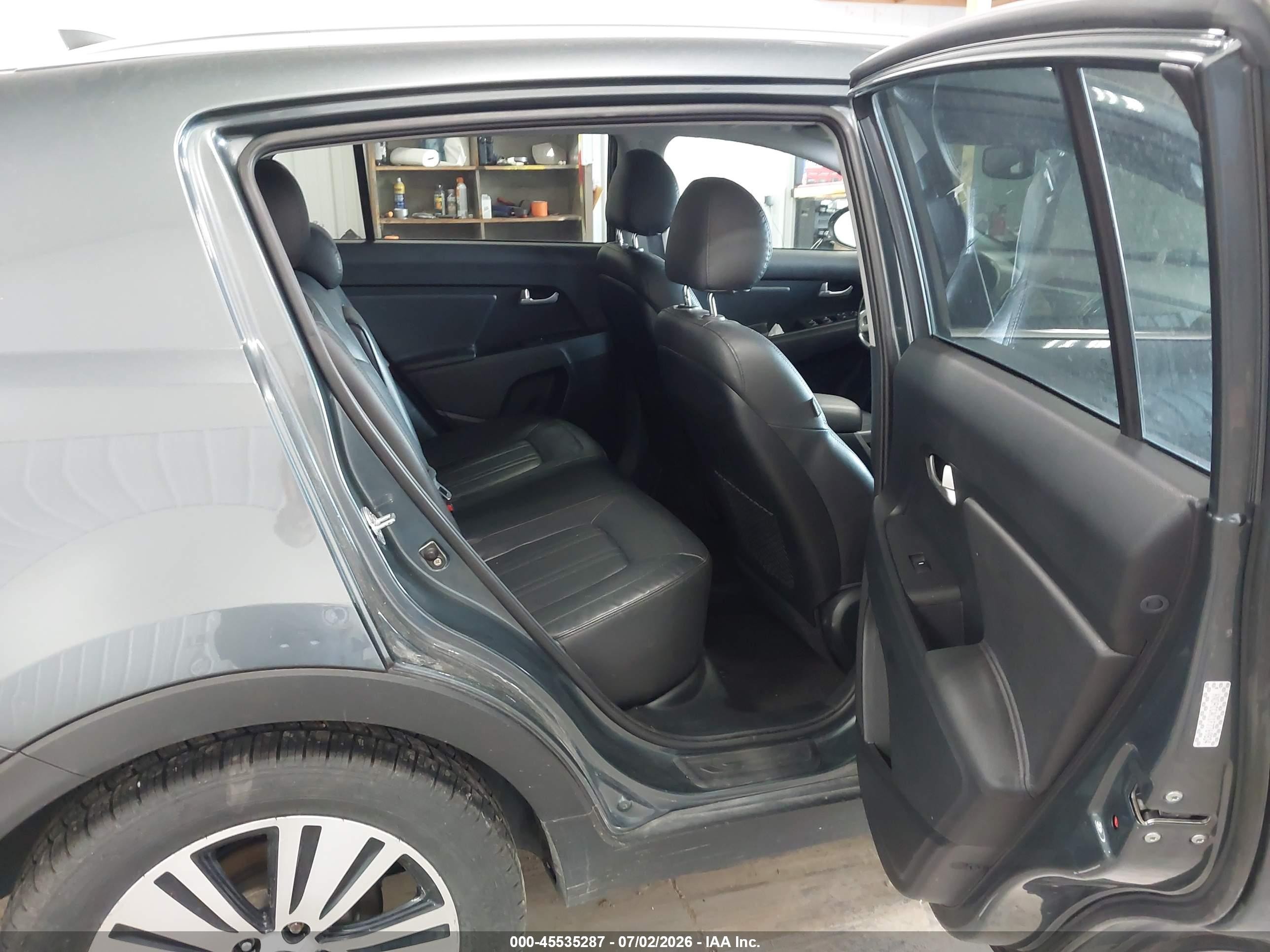 2015 Kia Sportage Ex Gray vin: KNDPCCAC1F7769834