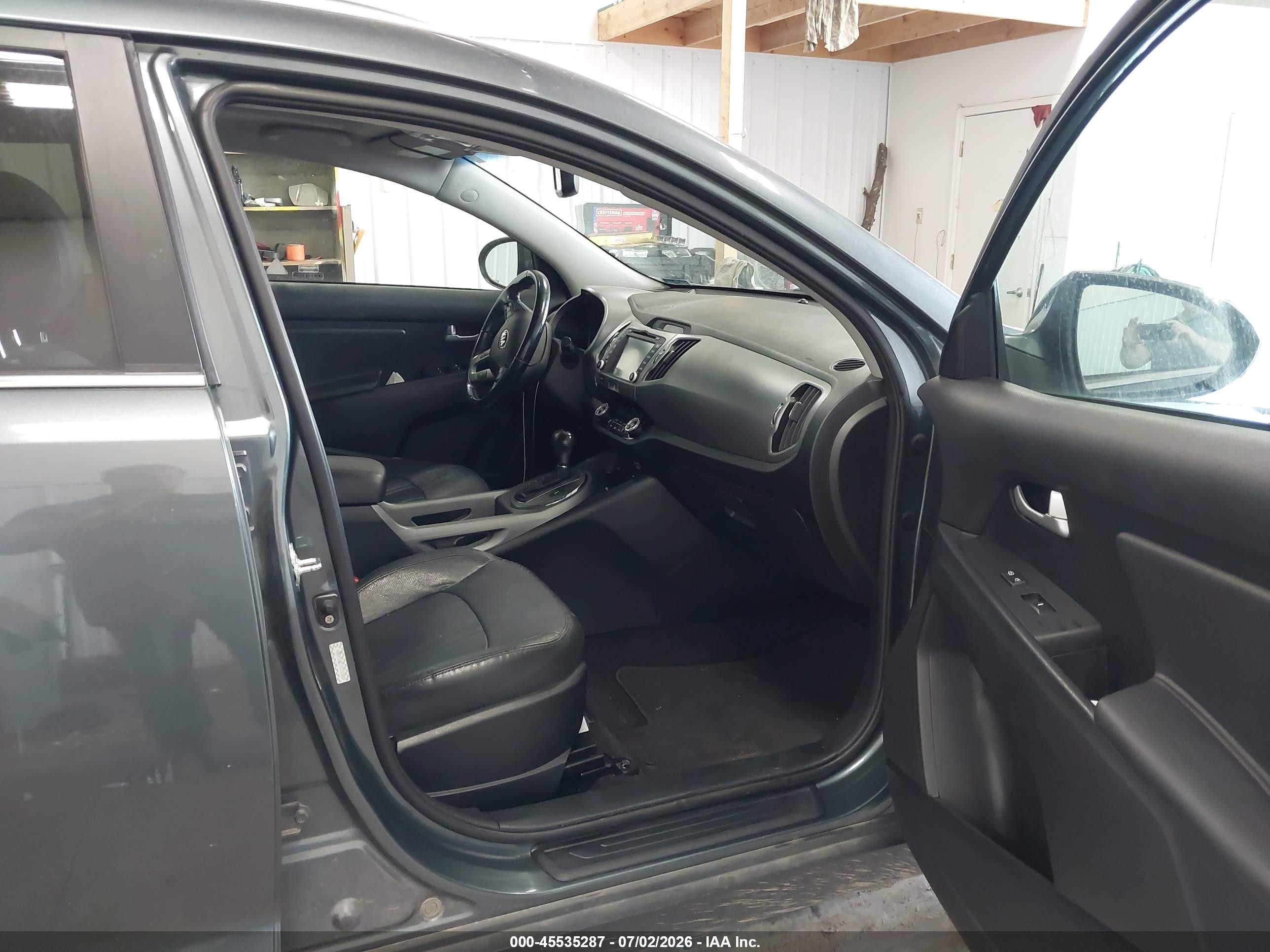 2015 Kia Sportage Ex Gray vin: KNDPCCAC1F7769834
