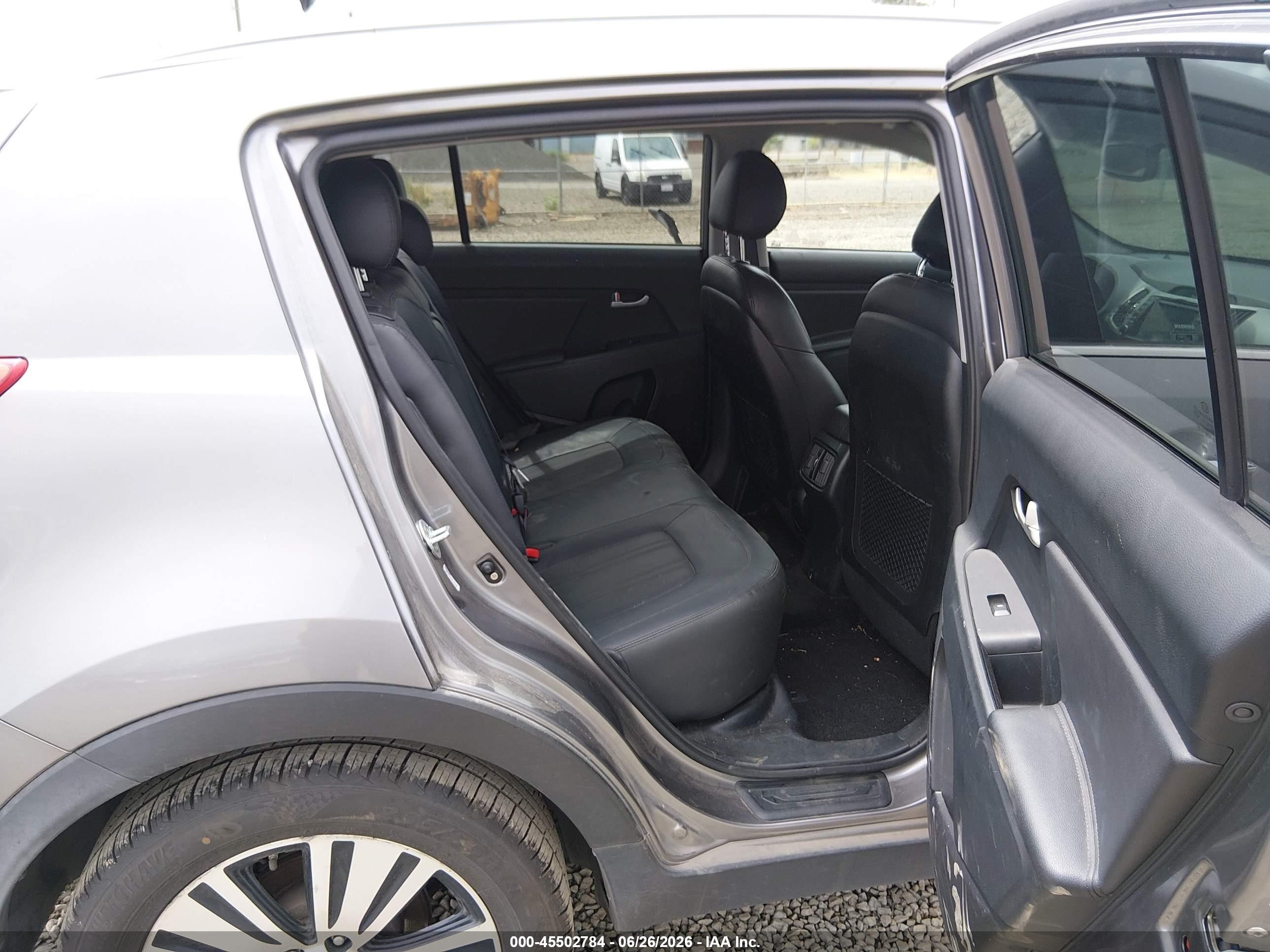2015 Kia Sportage Ex Gray vin: KNDPCCAC2F7746336