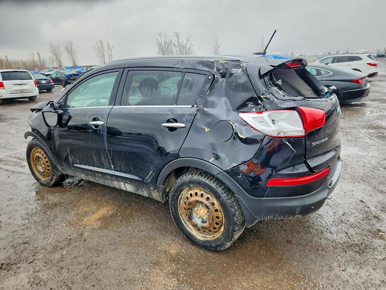 2015 Kia Sportage Ex Black vin: KNDPCCAC2F7776520