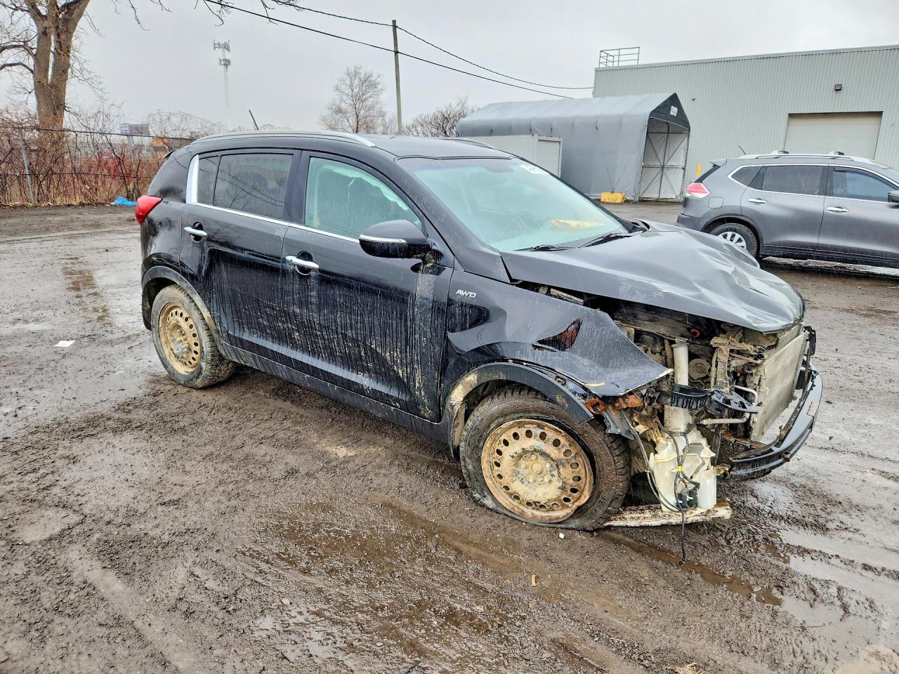 2015 Kia Sportage Ex Black vin: KNDPCCAC2F7776520