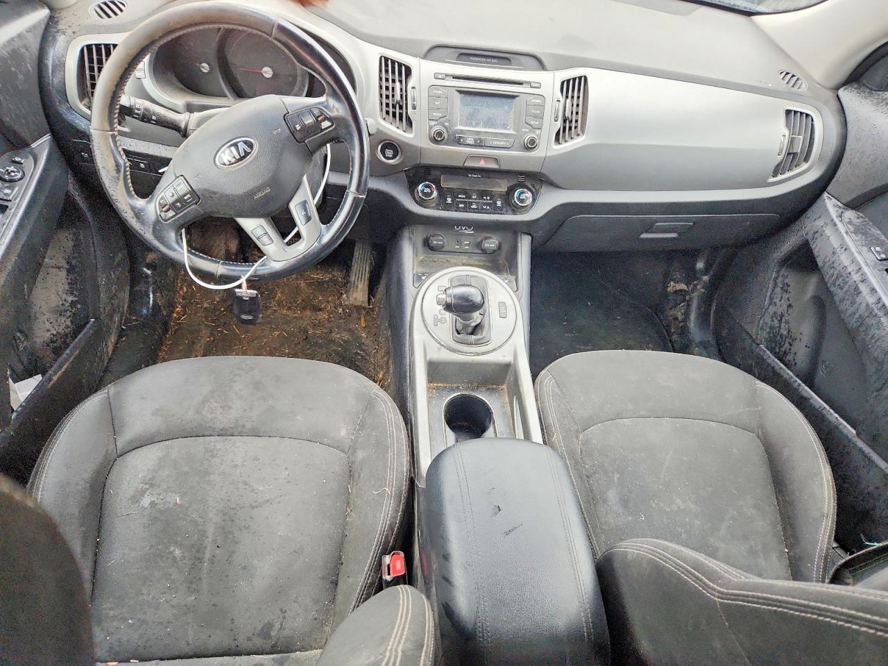 2015 Kia Sportage Ex Black vin: KNDPCCAC2F7776520