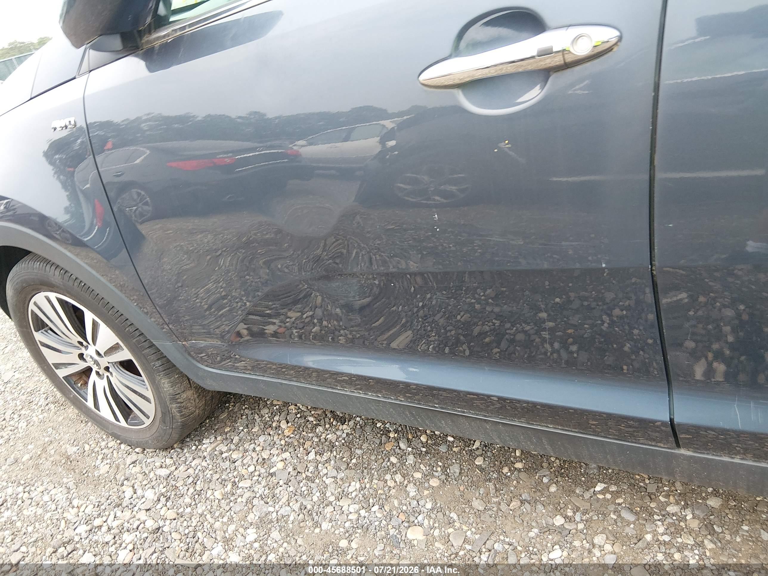 2014 Kia Sportage Ex Gray vin: KNDPCCAC4E7633180