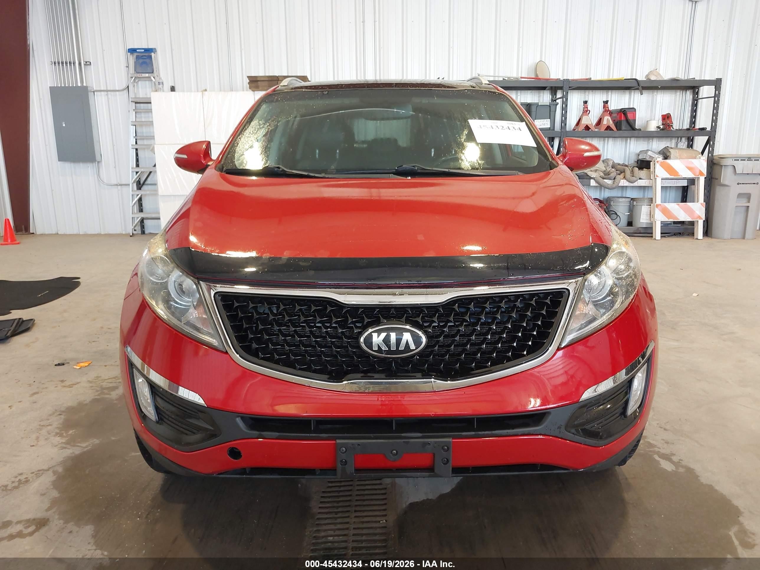 2015 Kia Sportage Ex Красный vin: KNDPCCAC4F7761503
