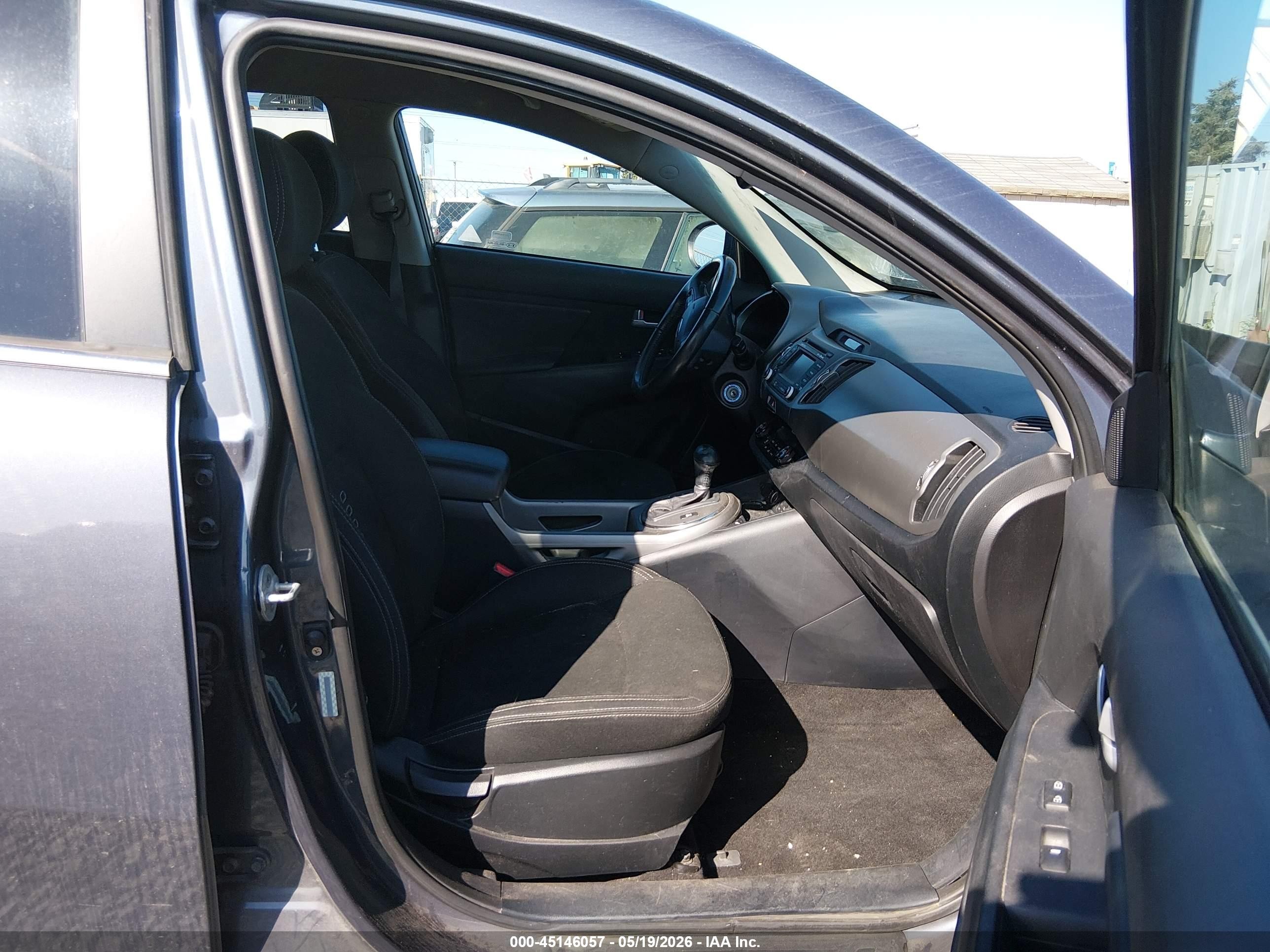 2014 Kia Sportage Ex Blue vin: KNDPCCAC5E7647847