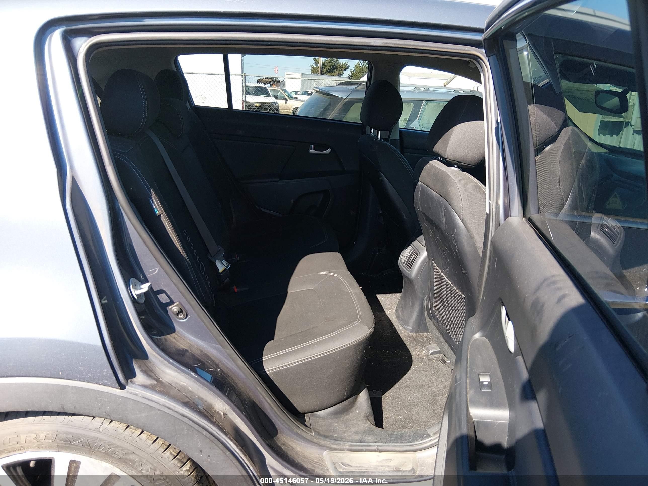 2014 Kia Sportage Ex Blue vin: KNDPCCAC5E7647847
