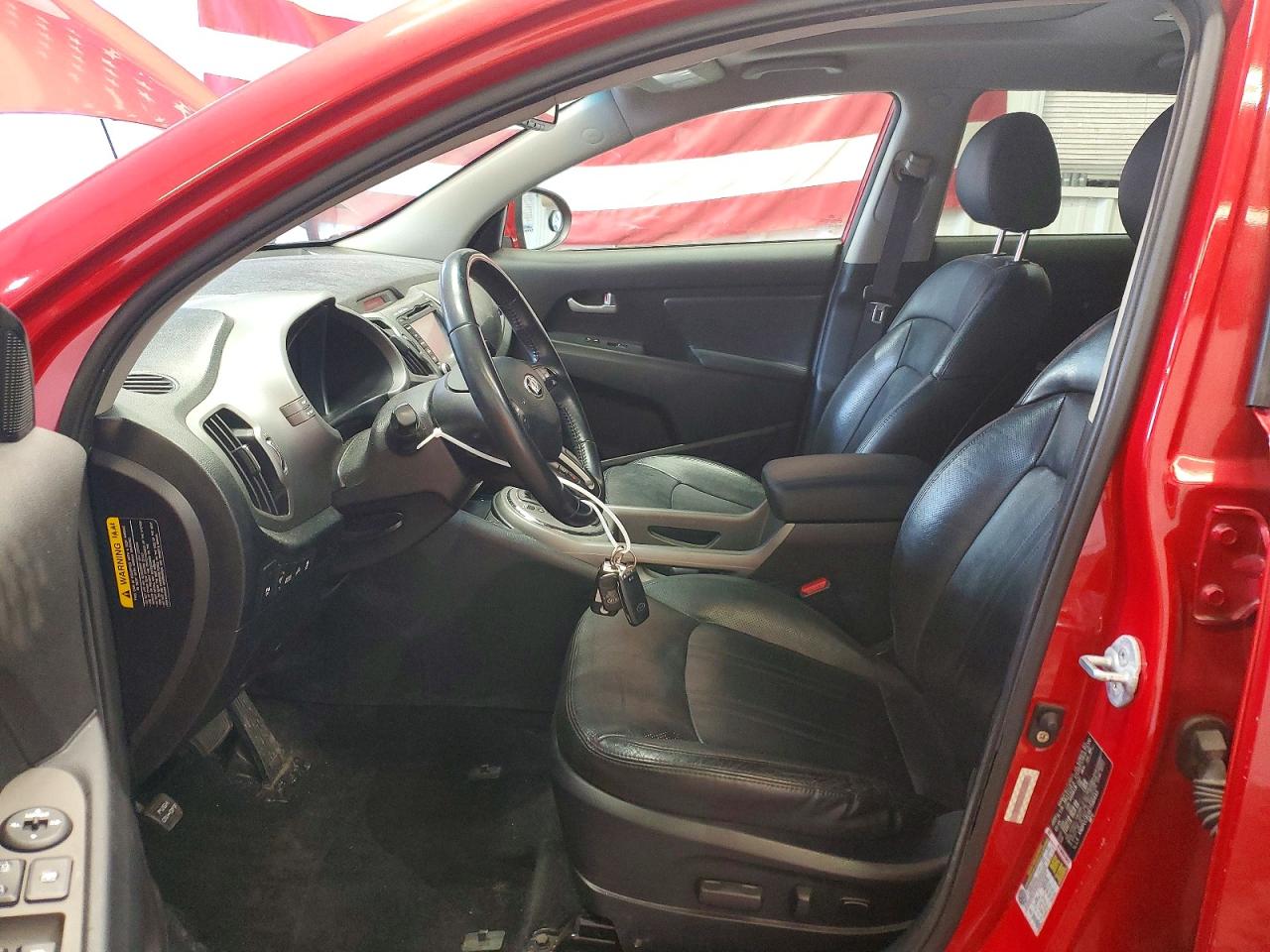 2014 Kia Sportage Ex Red vin: KNDPCCAC6E7590445