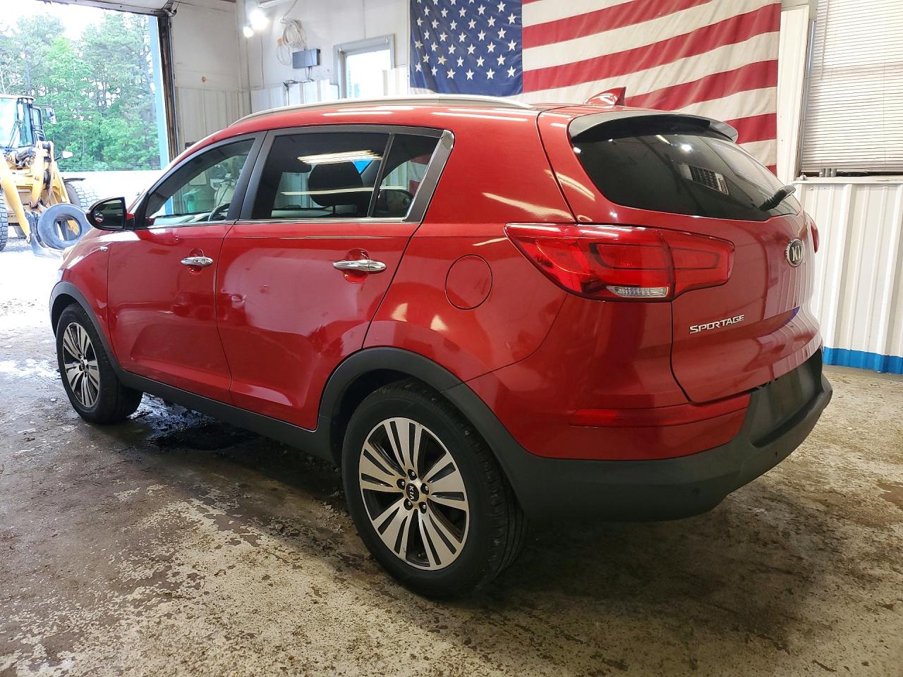 2014 Kia Sportage Ex Red vin: KNDPCCAC6E7590445