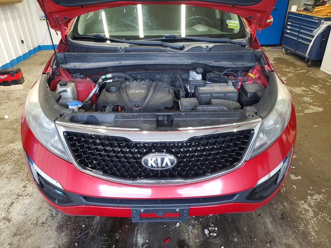 2014 Kia Sportage Ex Red vin: KNDPCCAC6E7590445