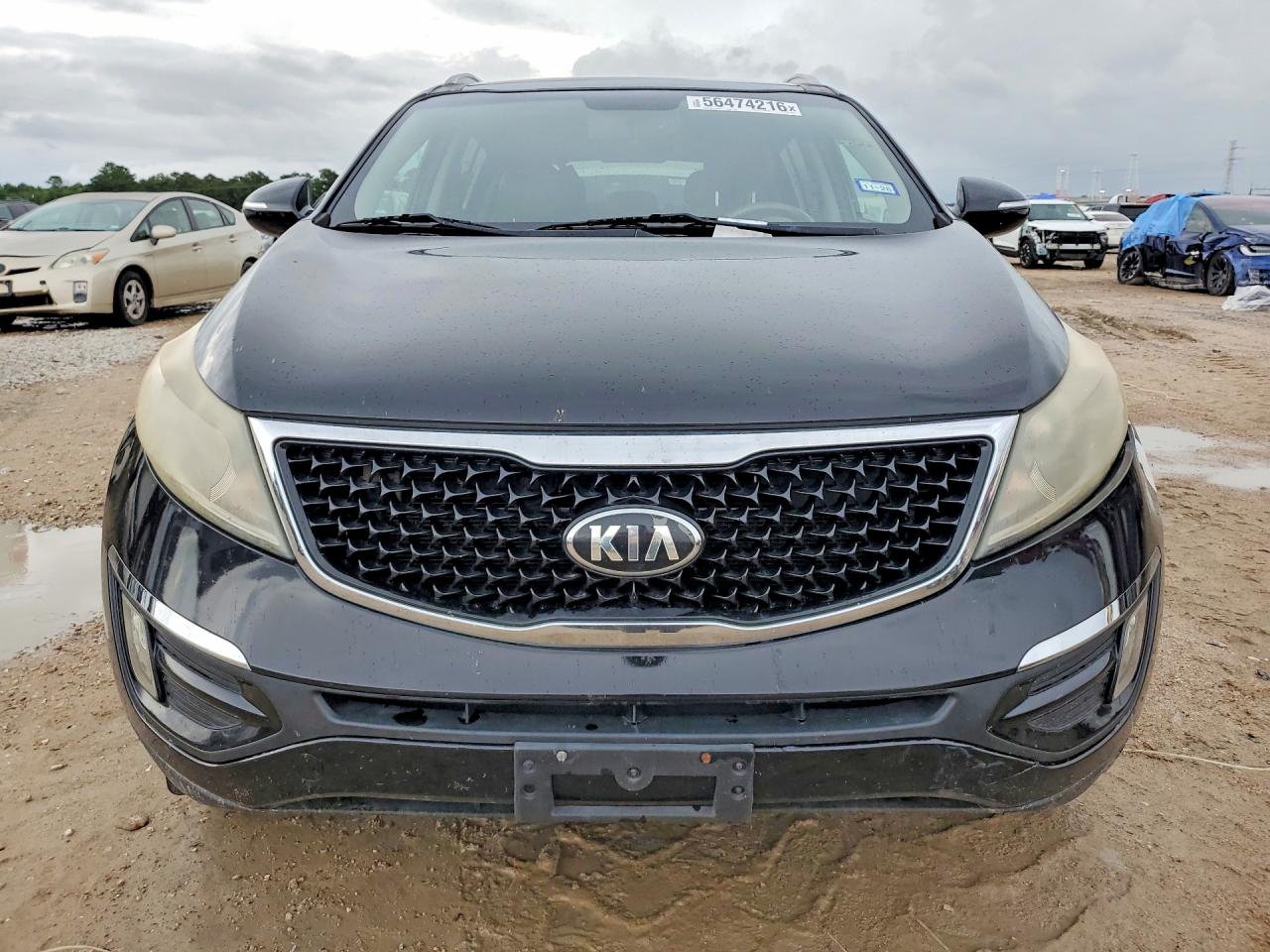 2015 Kia Sportage Ex Черный vin: KNDPCCAC7F7684254