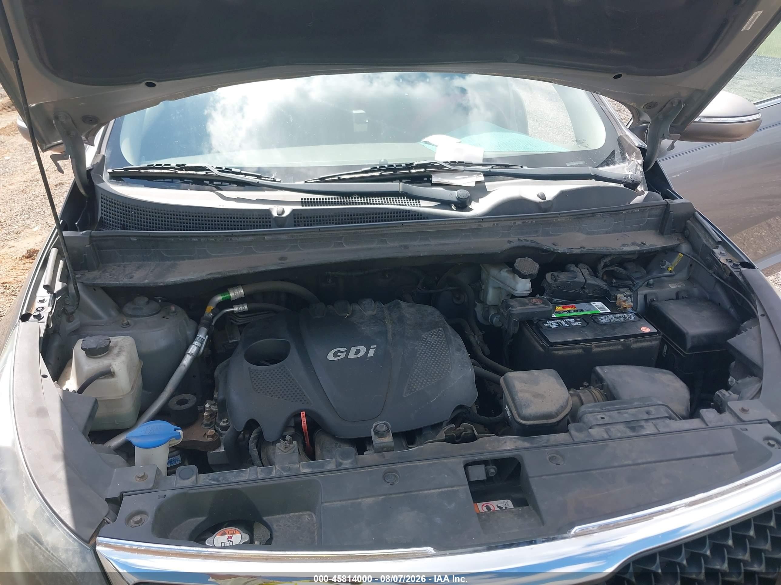 2015 Kia Sportage Ex Gray vin: KNDPCCAC8F7706116