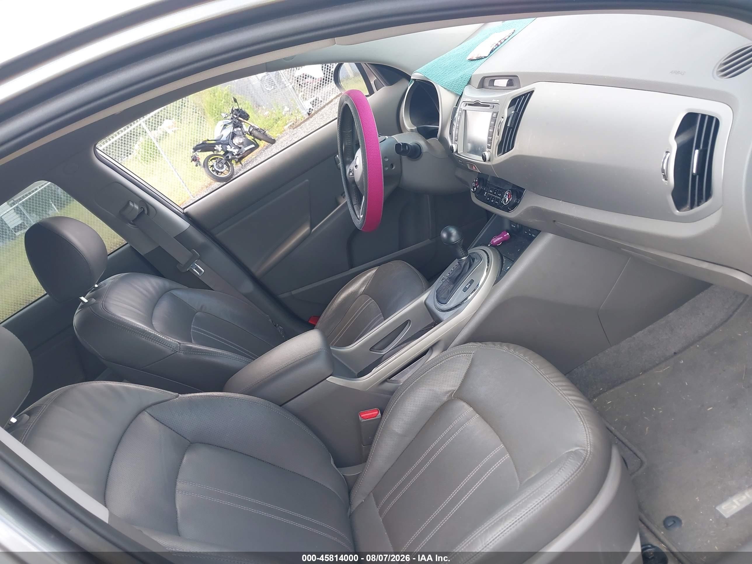 2015 Kia Sportage Ex Gray vin: KNDPCCAC8F7706116