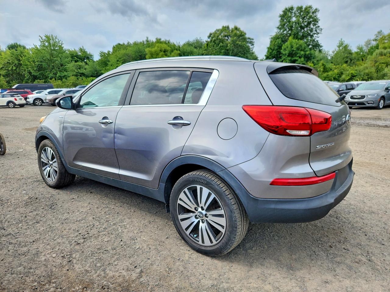 2016 Kia Sportage Ex Gray vin: KNDPCCAC8G7803205