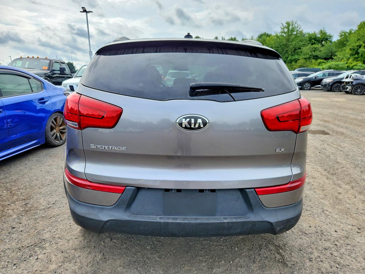 2016 Kia Sportage Ex Gray vin: KNDPCCAC8G7803205