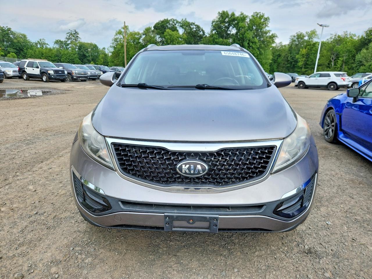 2016 Kia Sportage Ex Gray vin: KNDPCCAC8G7803205