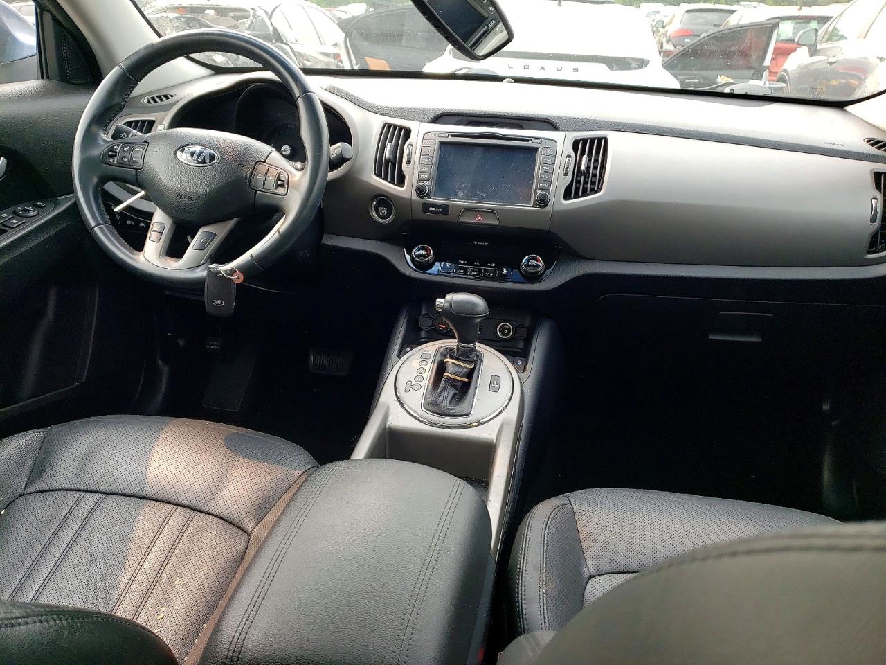 2014 Kia Sportage Ex Blue vin: KNDPCCACXE7566018