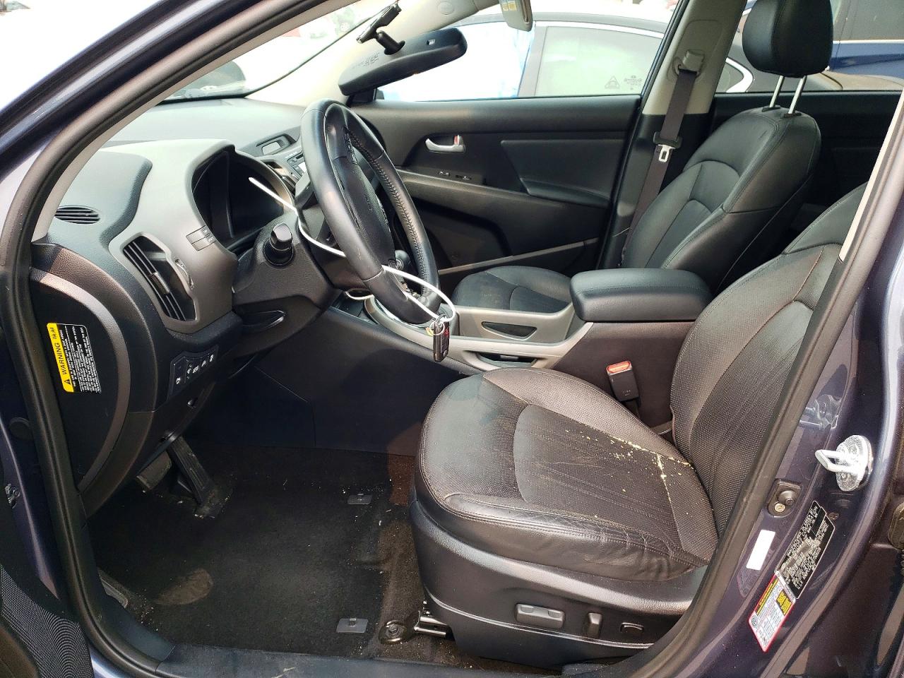 2014 Kia Sportage Ex Blue vin: KNDPCCACXE7566018