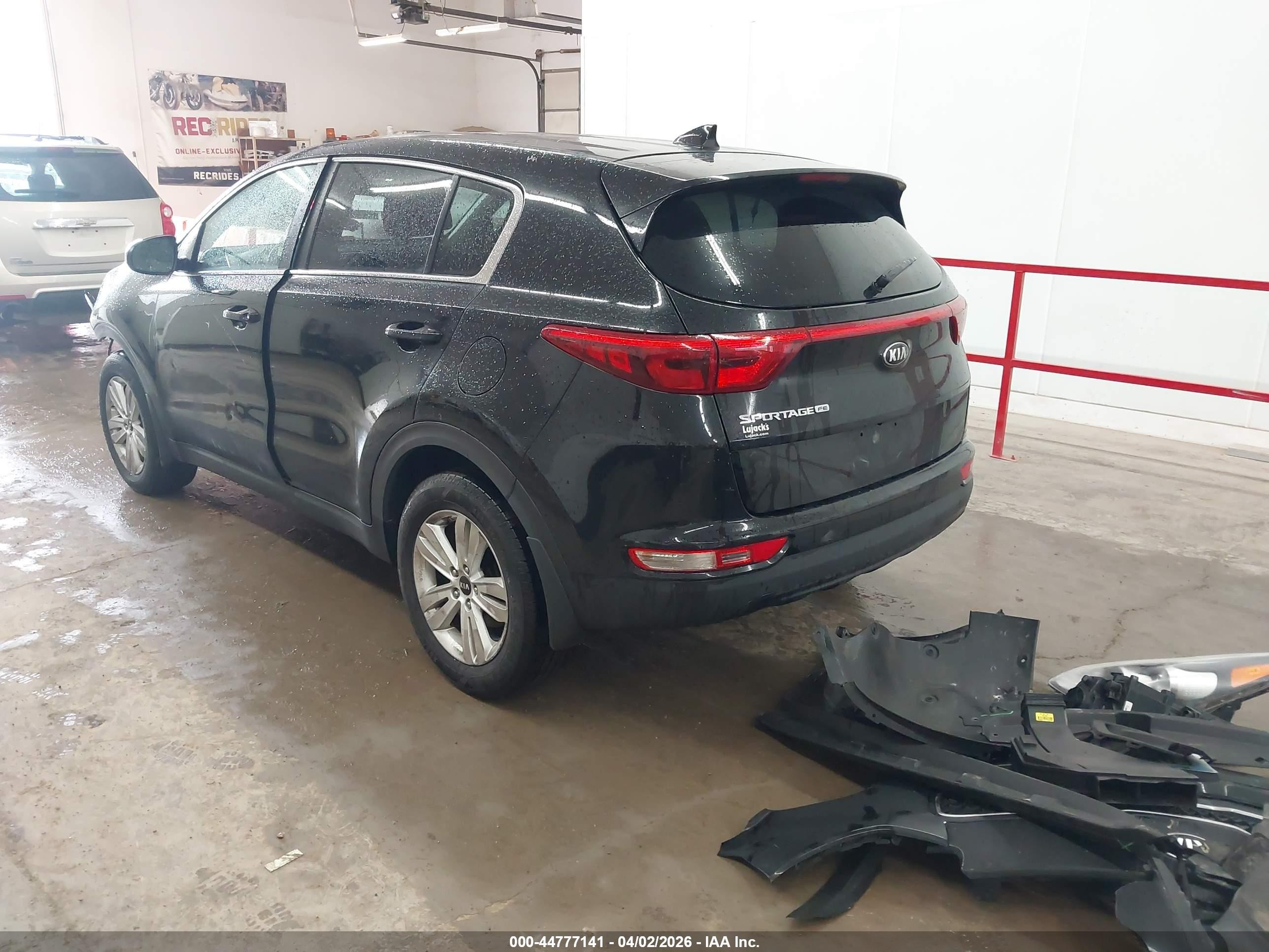 2017 Kia Sportage Lx Black vin: KNDPM3AC0H7135401