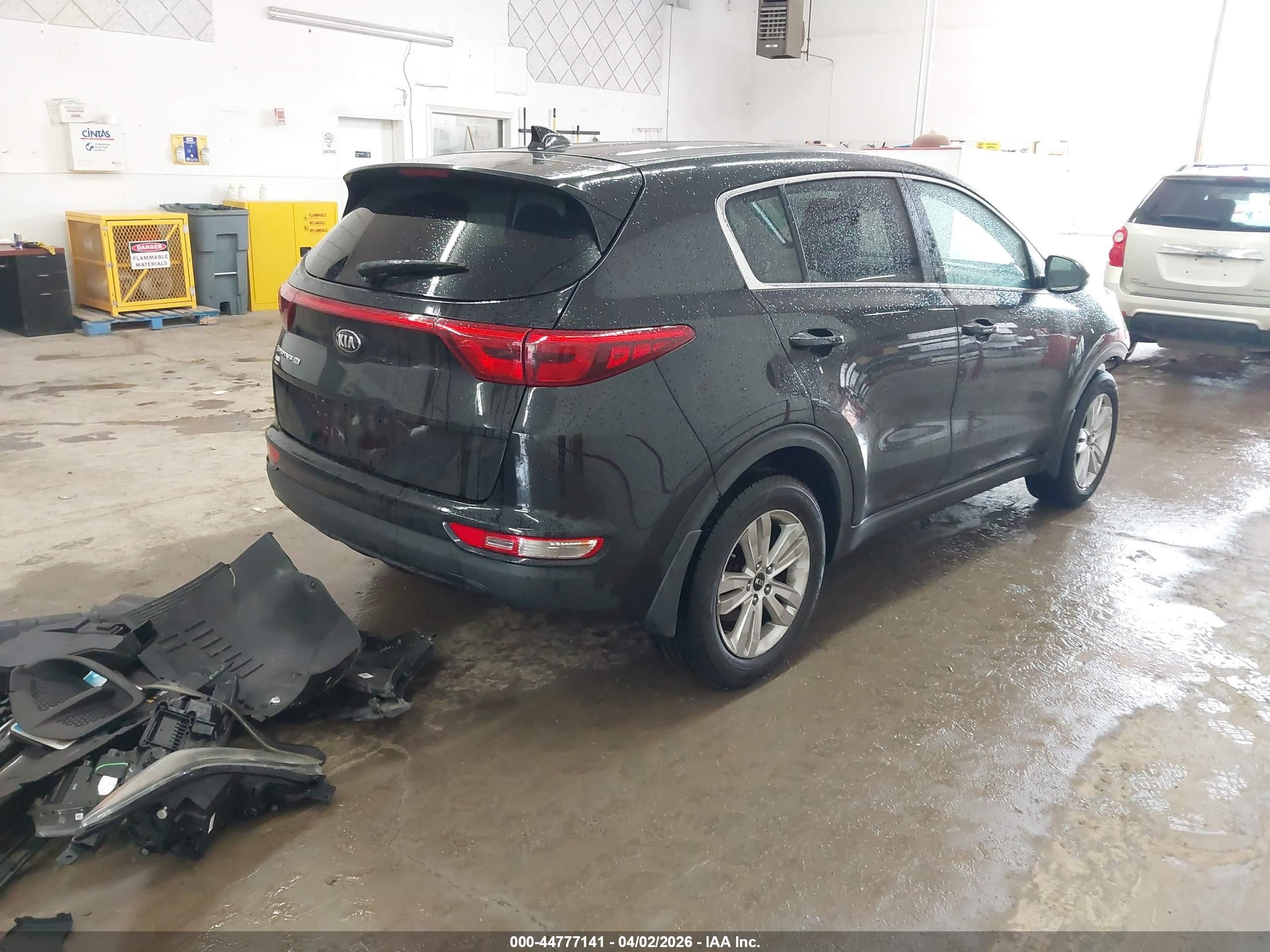 2017 Kia Sportage Lx Black vin: KNDPM3AC0H7135401
