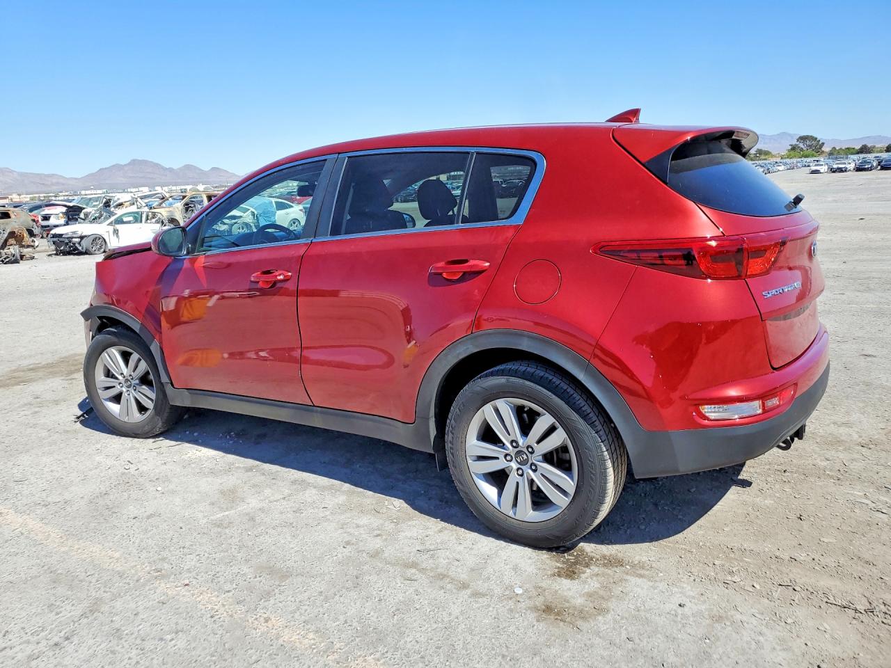 2017 Kia Sportage Lx Red vin: KNDPM3AC0H7166048